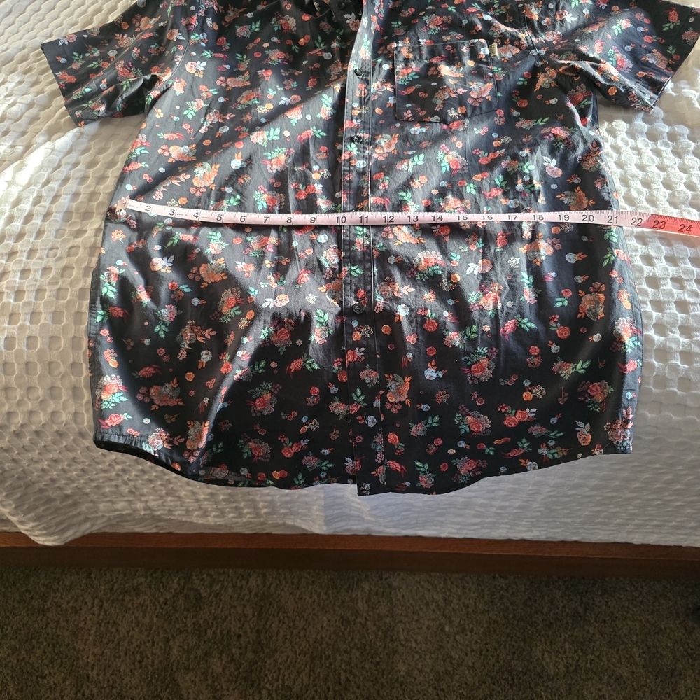 Dravus Black Floral Men's Shirt